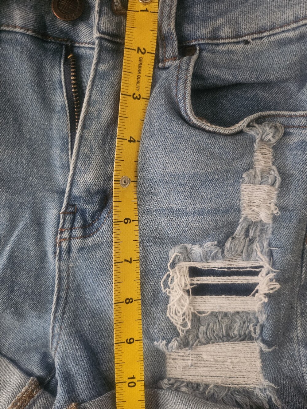 Light Blue Distressed Men’s Jeans